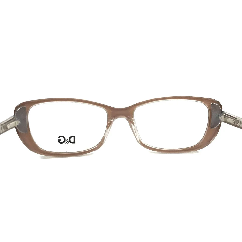 Dolce & Gabbana Eyeglasses Frames DG1226 1981 Brown Clear Rectangle 50-16-135